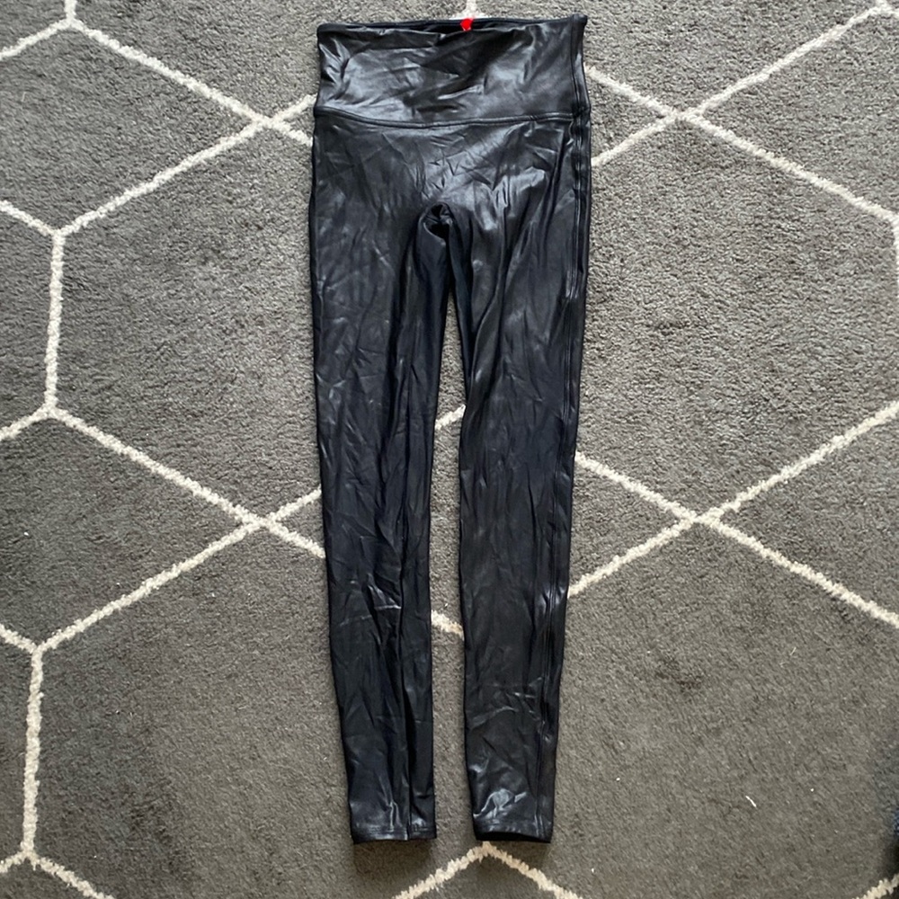 Black spanx leggings